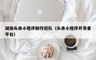 鹿邑湖南头条小程序制作团队（头条小程序开发者平台）